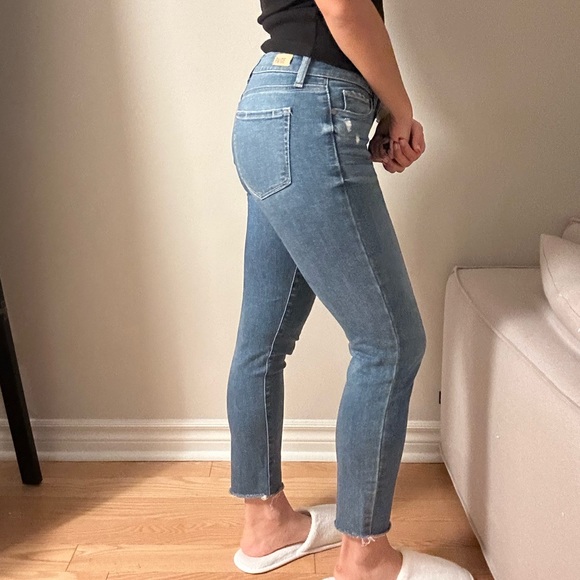 Paige skinny ankle medium wash jean size 27 - Picture 2 of 3